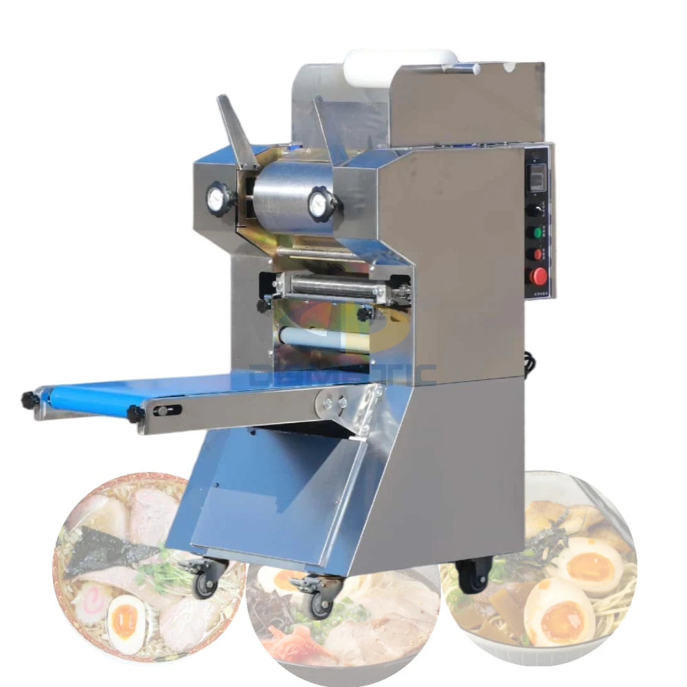 Automatic Multi-Function Dough Sheeting Press Fresh Straight Wide Ramen Egg Noodle Making Cutting Machine