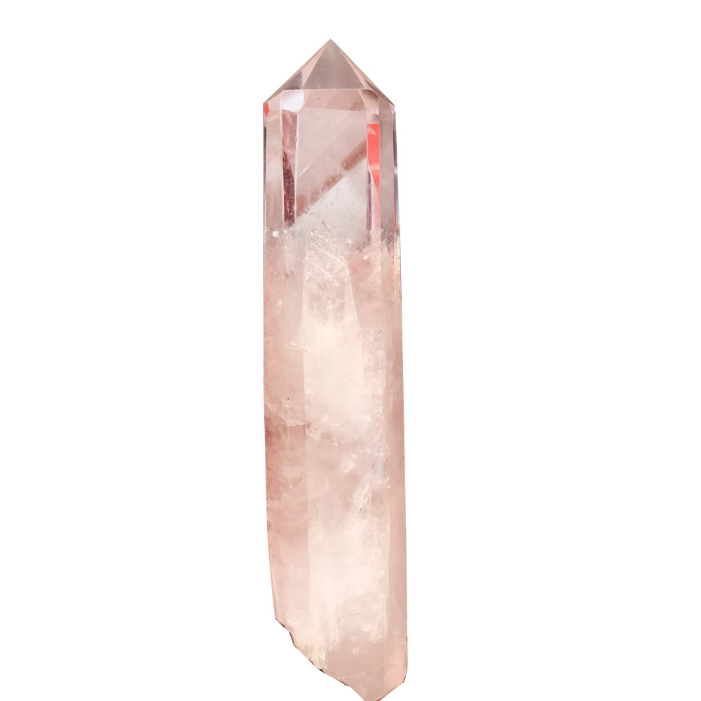 120-140mm Natural Clear Quartz Point Wand Transparent Quartz Obelisk Wand Fengshui Healing Crystal Stone Home Decoration