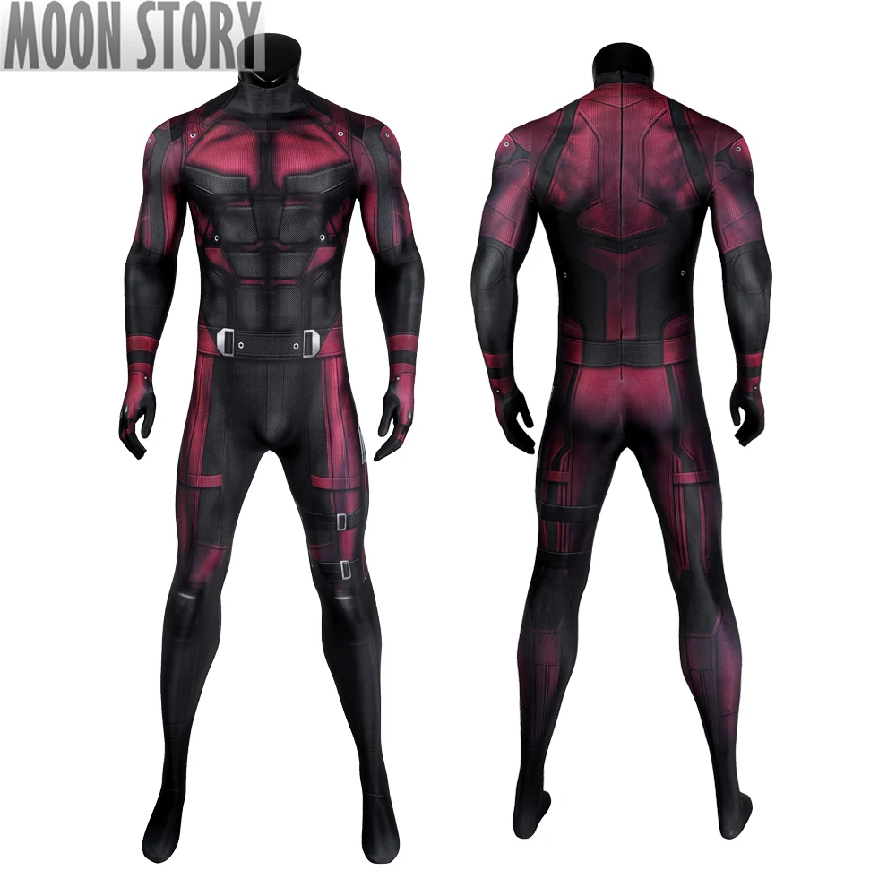 Superhero Daredevil Cosplay Costumes Hallloween Jumpsuit Michael Murdock Soldier Battle Suit Zentai Bodysuits