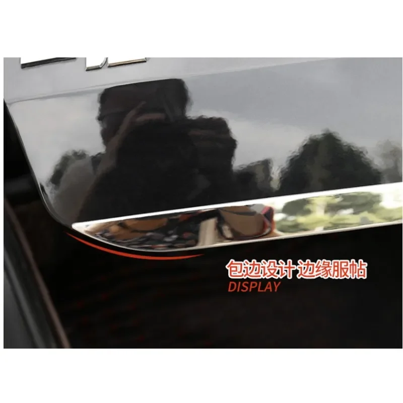 Fit For VW PASSAT B8 2017 2018 2021 Rear Trunk Boot Tailgate Door Tail Gate Cover Trim Molding Lid Bezel Garnish Strip Styling