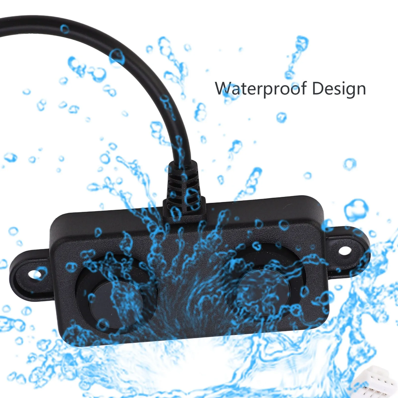 Ultrasonic Distance Detector Ultrasonic Distance 3.3V‑5V Waterproof Sensor UART Controlled 3‑450cm Ranging for Robot