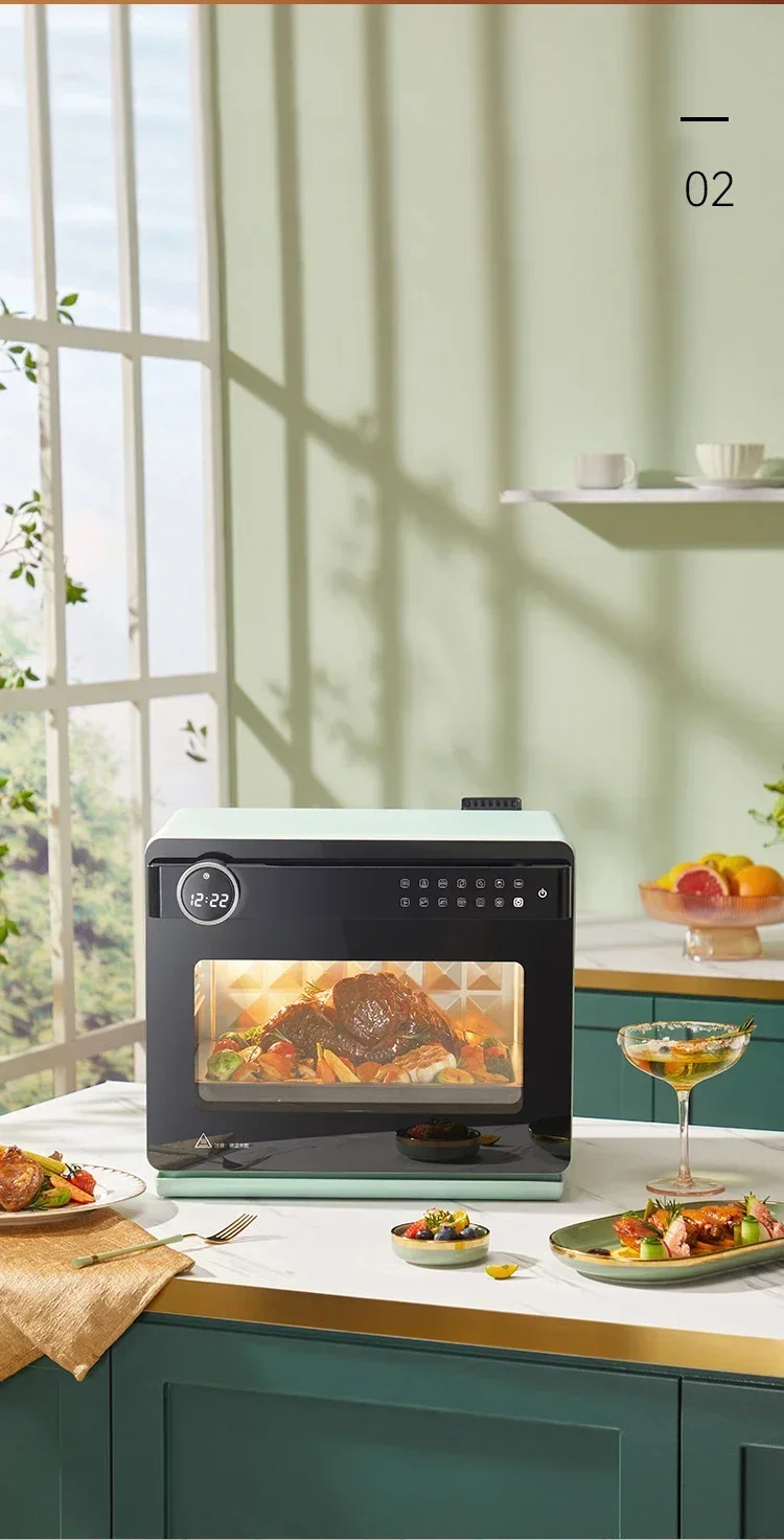 

Hot Sale Desktop Steam Oven Multi-function Air Fryer Three-layer Steam Oven All-in-one Machine