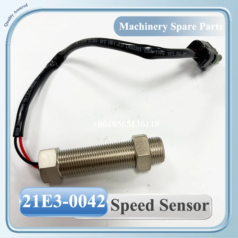 Construction Machinery Parts Speed Sensor 21Q6-15800 21E3-0042 for R210 R215-7 21Q615800 21E30042 Revolution Sensor
