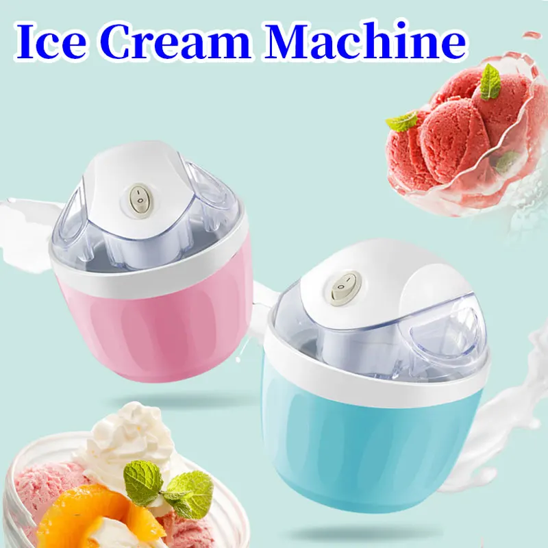 Soft Ice Cream Maker Mini Electric DIY Frozen Fruit Freezer Smoothie Blender Portable Automatic Machine Kitchen And Home 500ml