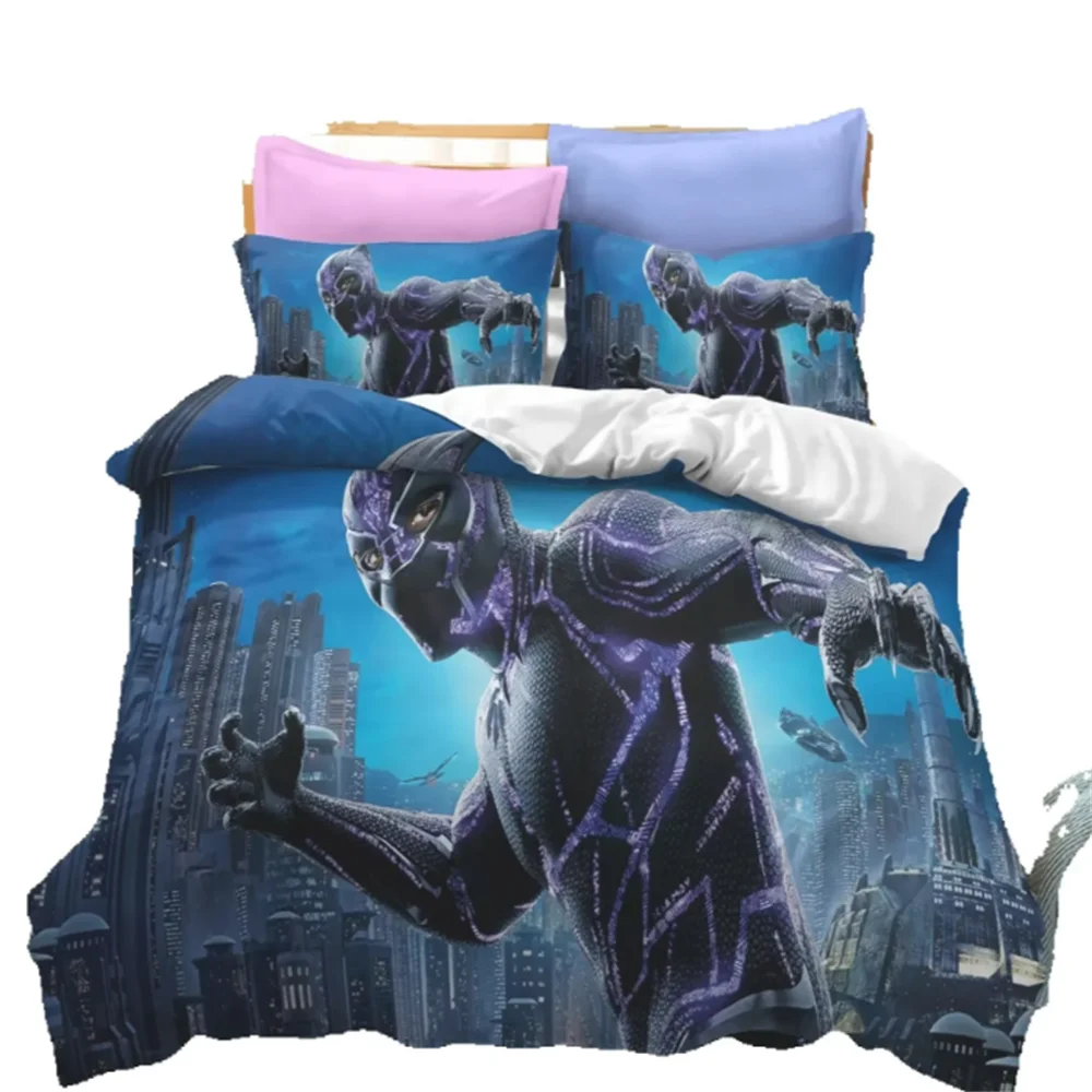 cartoon-black-panther-marvell-duvet-cover-set-hd-comforter-cover-for-kids-bedding-sets-bedclothes-bedroom-decor