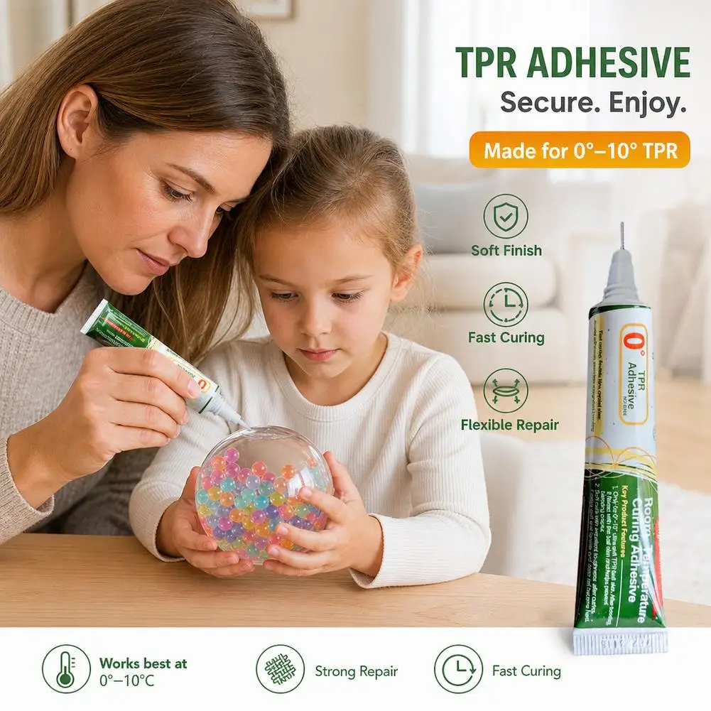 1Pcs 20ml TPR Glue For Squishies Toys Room Temperature Curing Adhesive For Stress Ball Squishies Repairs