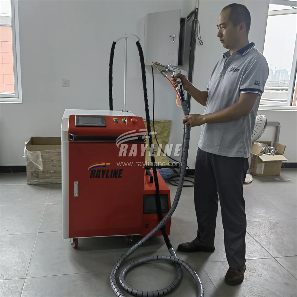Professional Lazer soldadora Aluminium 2000w Metal Cutting CNC Laser Welding Machine 1000w 1500w 3000w 3-In-1 Max Jpt welder