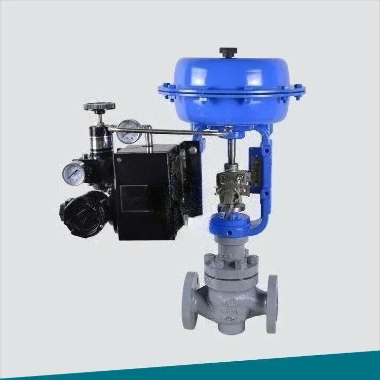 Pneumatic Diaphragm Regulating Valve Flow Sleeve Seat Straight Stainless Steel