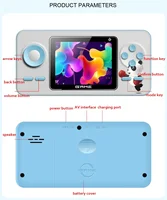 New S5 Mini Retro Video Gaming Console Built-in 520 Classic Games Portable 2.4 Inch TFT Pocket Game Players Console For Child 4