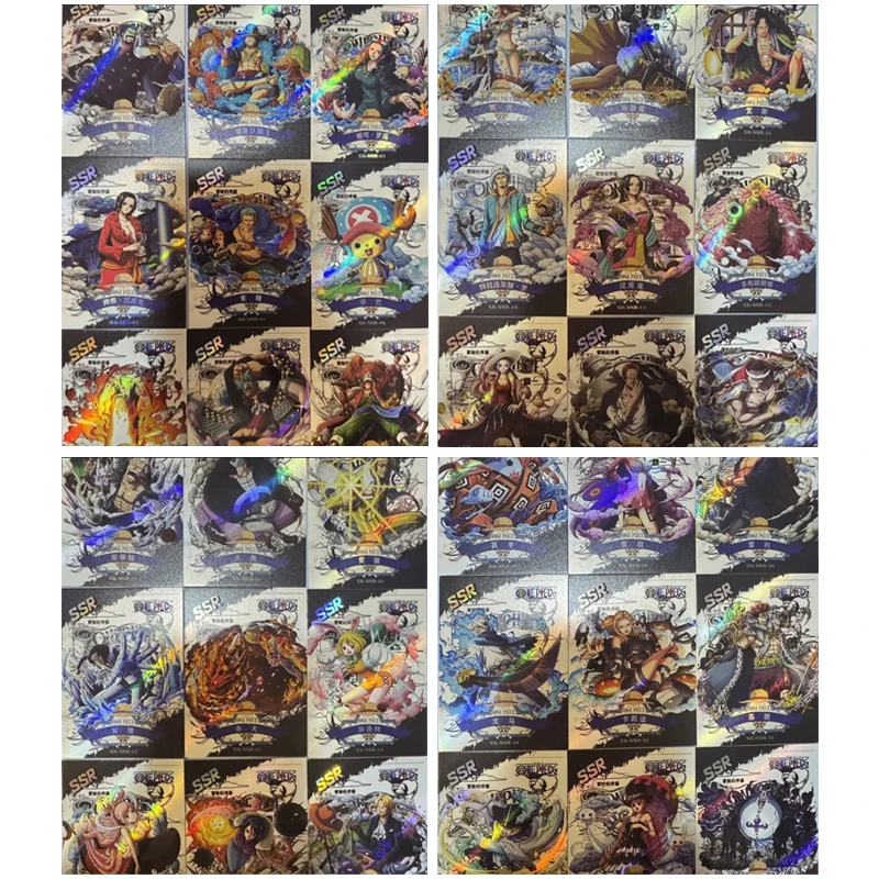 

Japanese Anime One Piece Kalifa Vinsmoke Reiju Shirahoshi Boa-Hancock Collectible Cards Christmas Birthday Gifts Children's Toys
