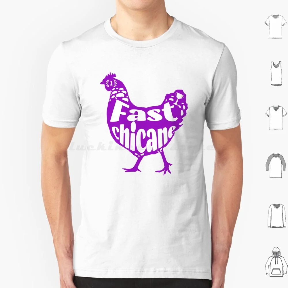 Fast Chicane T Shirt Cotton Men Women DIY Print Grand Prix Motorsport Drive To Survive Purple Sector Worldengine