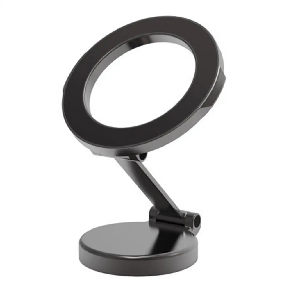 Suporte de telefone estável com rotação de 360 graus, suporte magnético de metal para telefone de carro para montagem mãos-livres no painel automático forte