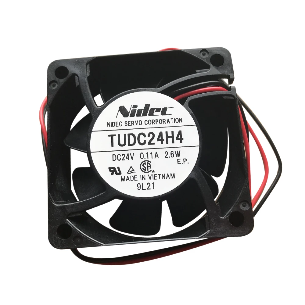 

For the units cooling Nidec DC24V Axial Fan 2.4sq.x1 (60sq.x25) TUDC series TUDC24H4 Quiet Operation ﻿