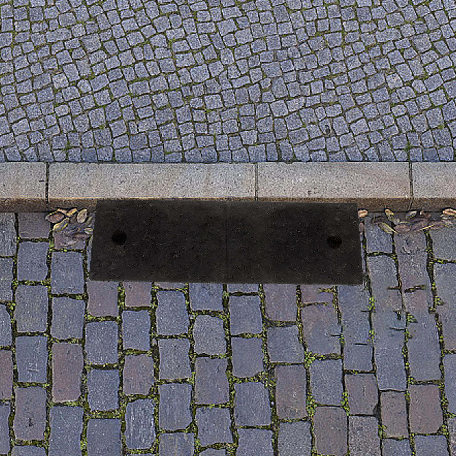 

Нескользящий резиновый коврик для рампы с ромбовидной текстурой, стабильное основание, легко носить с собой, для использования в автомобиле, портативный, легкий, прочный, бордюрные пандусы