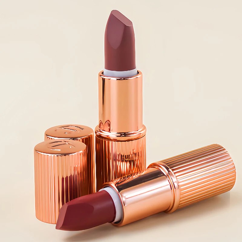 CTスター同系色スモールゴールドチューブリップスティックピロートーク新色コードショーコンプレクションロージー改善リップカラーアドバンスドコスメティックス