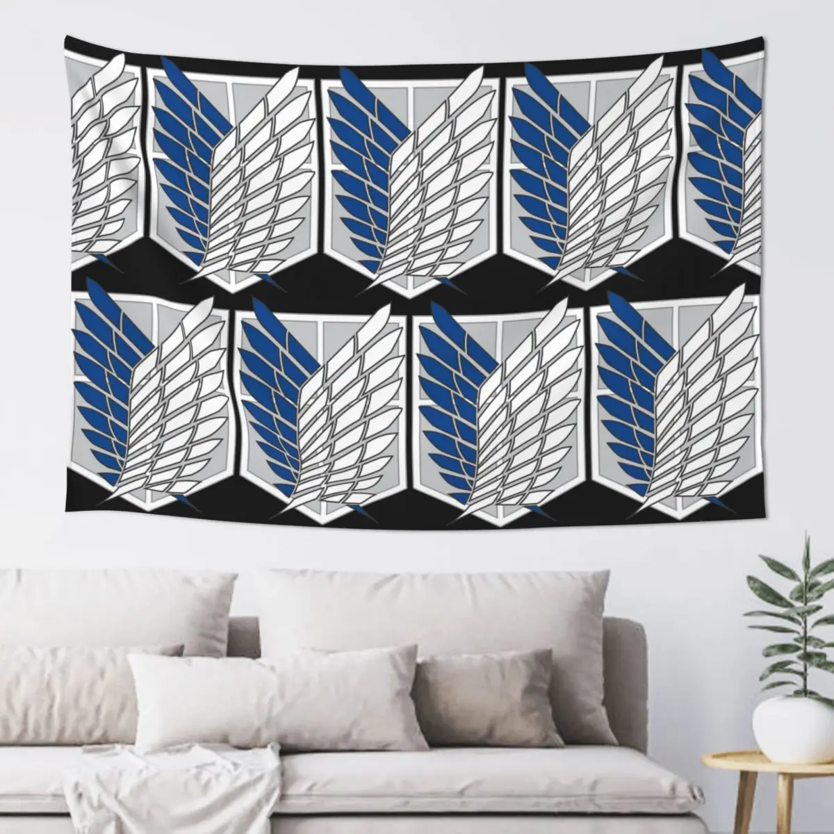Attack On Titan Tapestry Funny Wall Hanging Aesthetic Home Decoration Tapestries for Living Room Bedroom Dorm Room