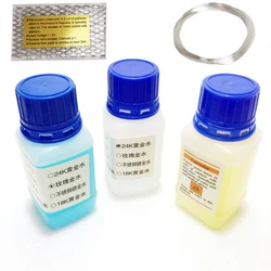 100ml Imported Platinum Gold Plating Jewelry Plating Solution Electroplating Liquid for Jewelry Electroplating System