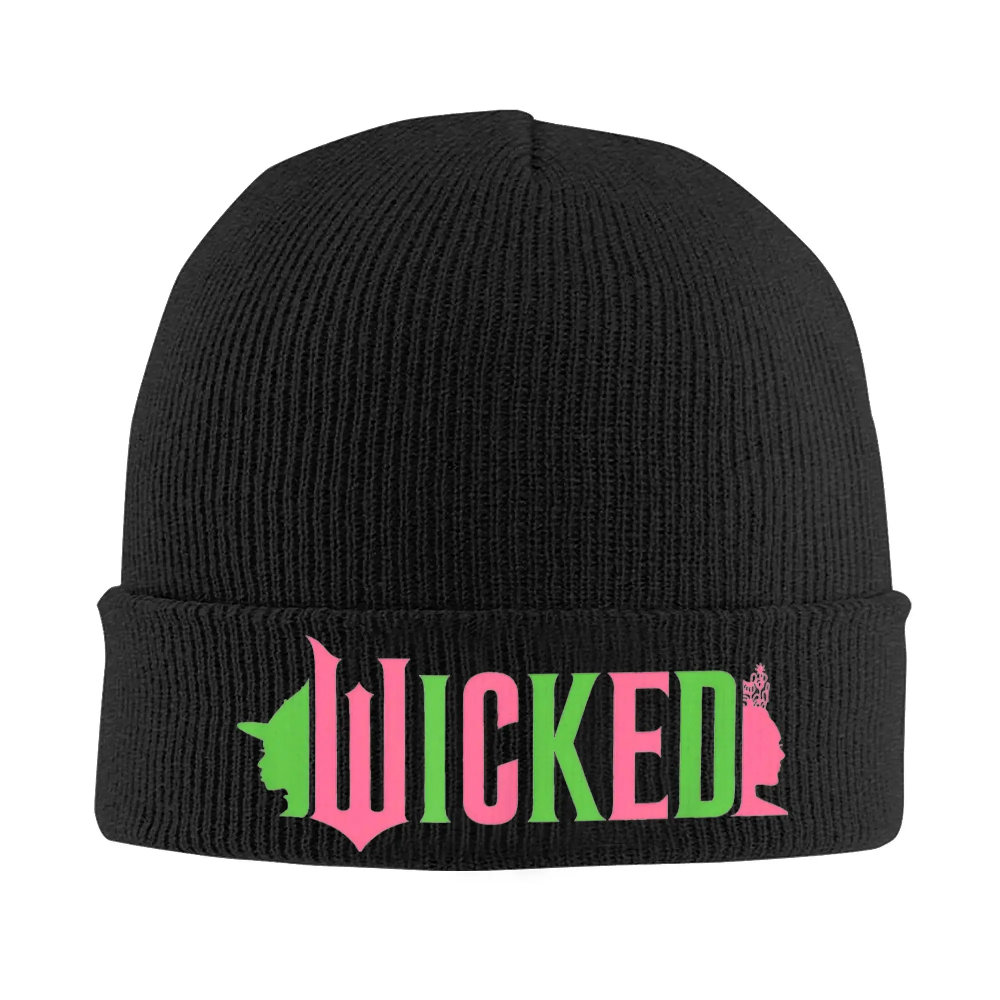 Wicked Musical Movie 2024 Elphaba & Glinda Knitted Caps Women's Men's Beanies Autumn Winter Hat Acrylic  Warm Cap