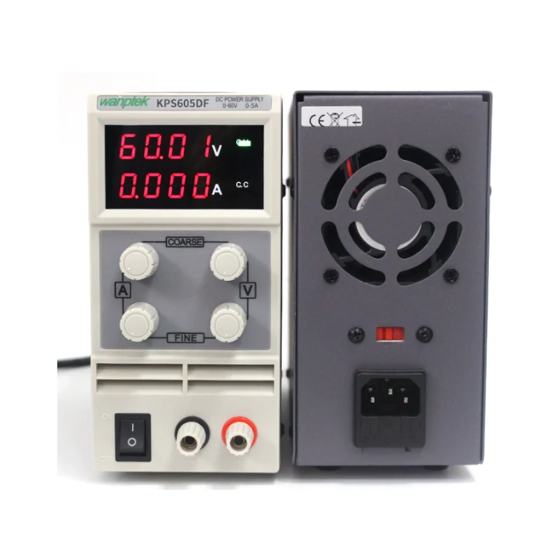 Alimentation stabilisée CC KPS-605DF alimentation à découpage de laboratoire 0-60V 0-5A 110V 220V réglable