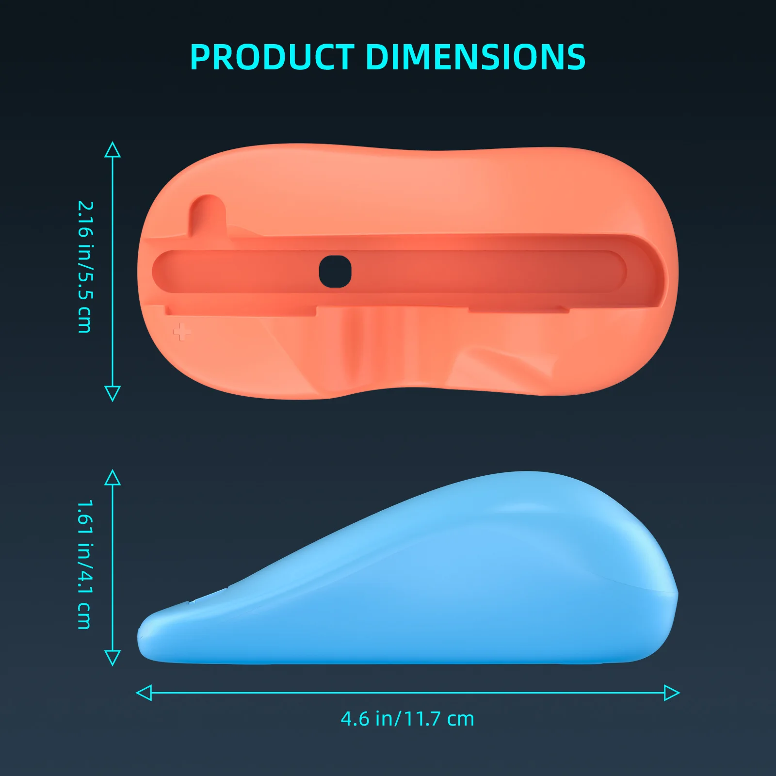 2 حزمة قبضة الماوس للتبديل 2 ملحقات Joy Con 2 وحدة تحكم يسار يمين Joycon 2 حامل وضع الماوس المكتبي مريح