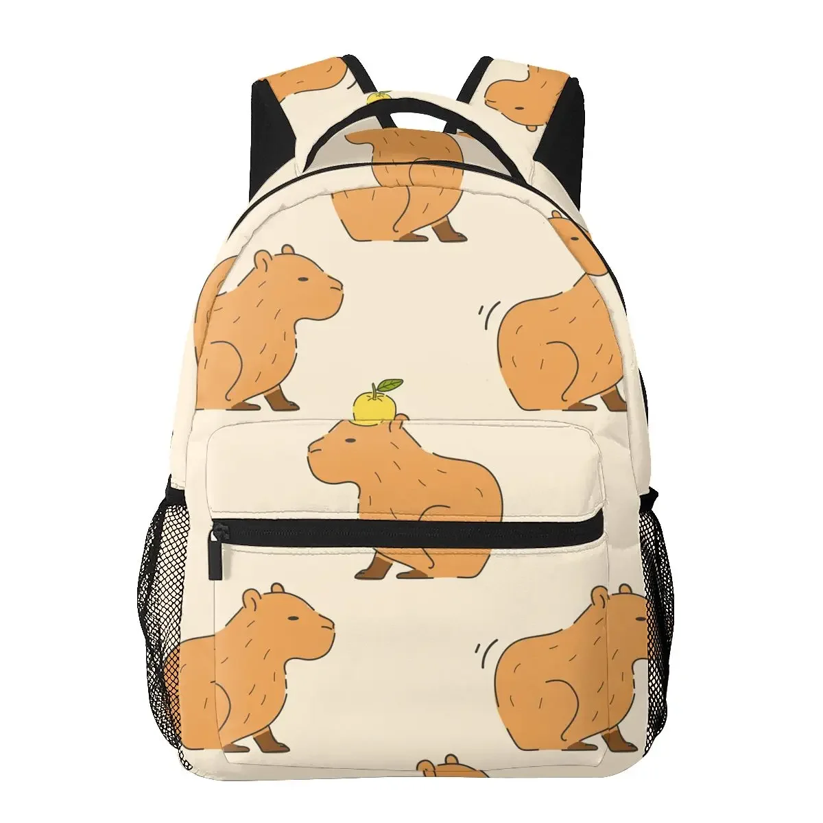 Cute Capybaras Backpack Women Men Large Capacity Backpack Outdoor Travel Bag Casual Backpack