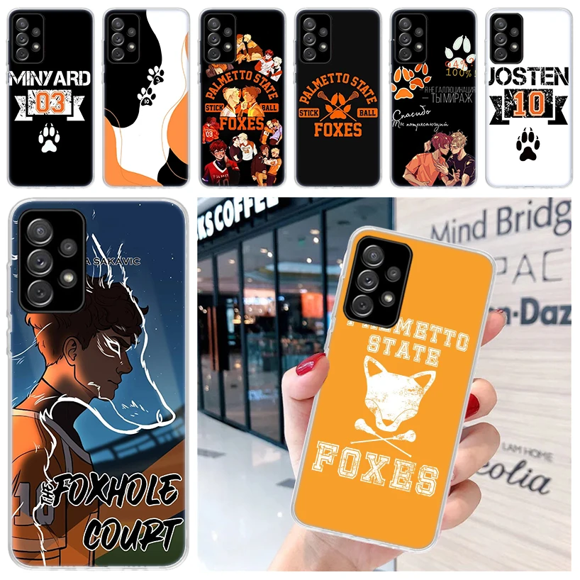 Andreil All For The Game Palmetto State Foxes Soft Phone Case for Samsung A55 A54 A53 A52 A15 A14 A13 A12 A25 A24 A23 A22 A35 A3