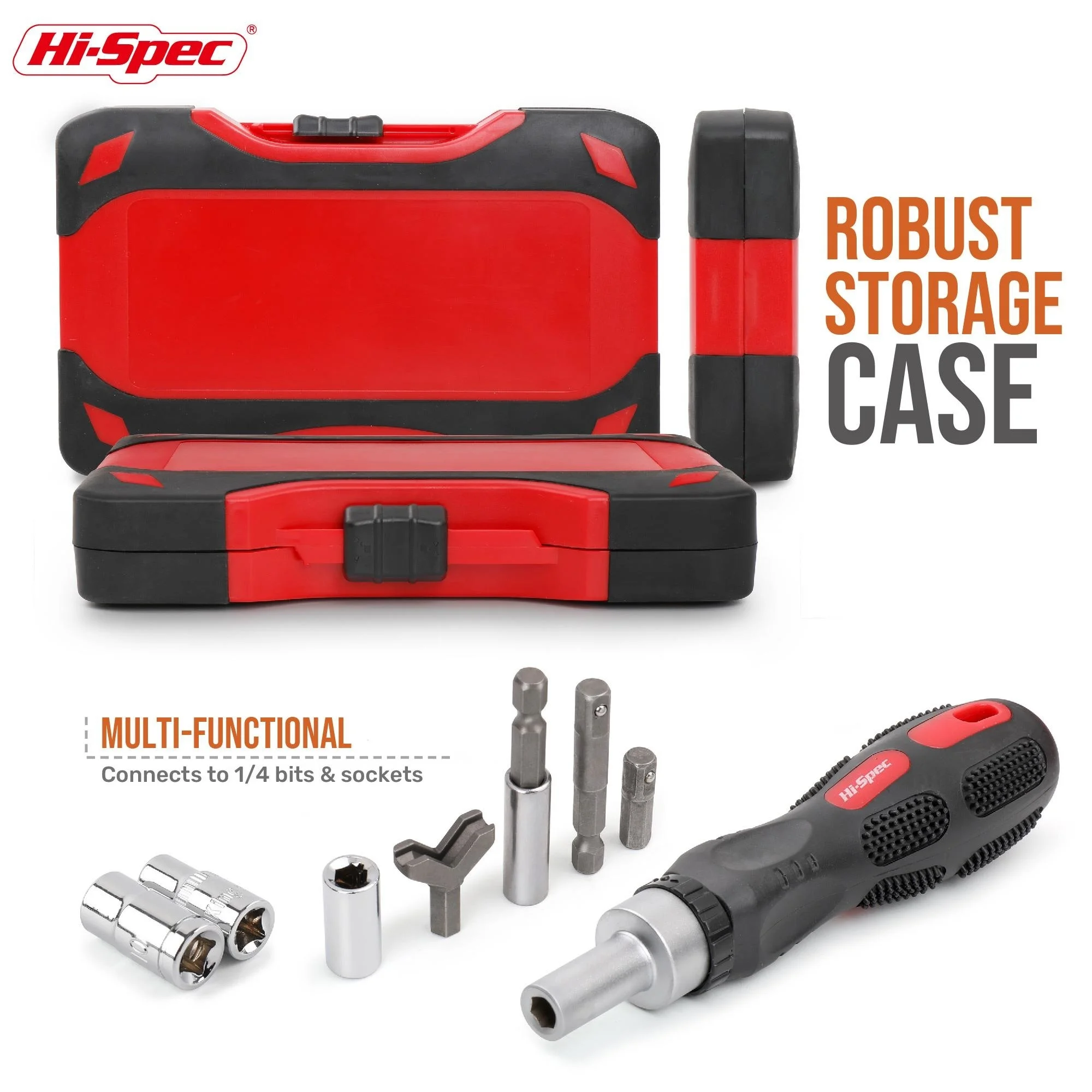 Hi-Spec 101pc Professional Power Screwdriver Bit Set Chrome Vanadium Steel Security Bit With handle Torx Hex Phillips Screw Bit