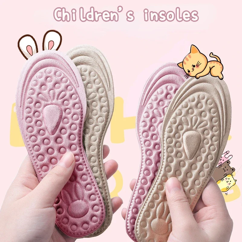 

Kid Scalable Insoles BoyGirl Breathable Sweat Absorption Insoles Flat Feet EVA Running Shoe Accessories Unisex Soft Baby Insole