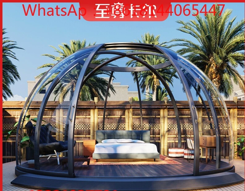 Outdoor Mobile Transparent Restaurant Courtyard Terrace Scenic B & B Sun Room Bubble House Star Room