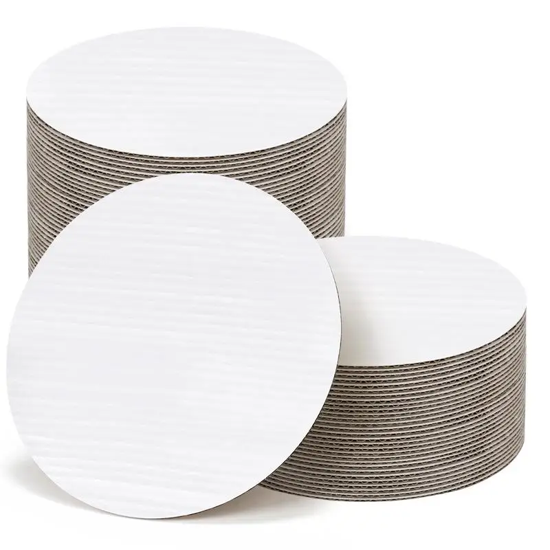 10Pcs 15/20/25/30cm Round Cake Boards Circle Cardboard Base Cupcake Dessert Tray Birthday Party Cake Decorating Supplie