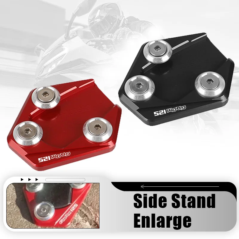 

Motorcycle FOR Honda Grom MSX125 MSX 125 MSX125SF MSX125 SF 2013-2023 2022 2021 Side Stand Enlarge Kickstand Extension Plate Pad