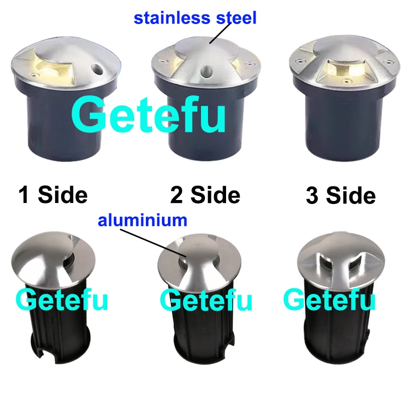 Außen beleuchtung 12w 6w 3w Gartenhof Stufen treppe Boden deck LED Einbau leuchten LED unterirdische Scheinwerfer ac110 220v – Detail 2