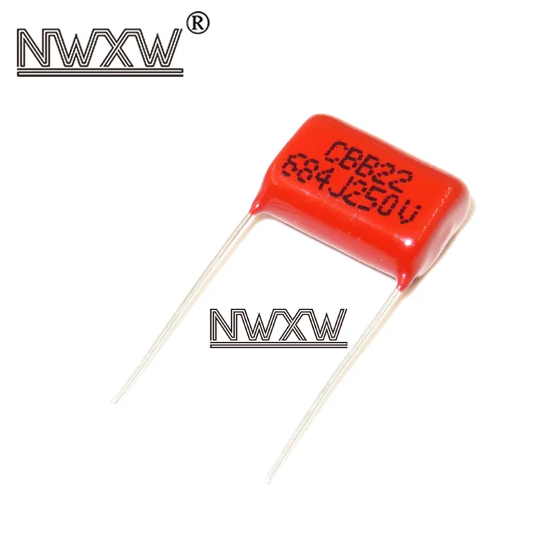 10PCS CBB Polipropileno film capacitor novo 100V471J 2000V104J 250V225J 250V475J 400V104J 400V684J 450V225J 450V105J 630V223J