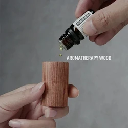Wooden Essential Oil Aromatherapy Diffuser Wooden Diffuser Eco-Friendly Fragrance Diffused Wood Refreshing Sleep Aid For Home