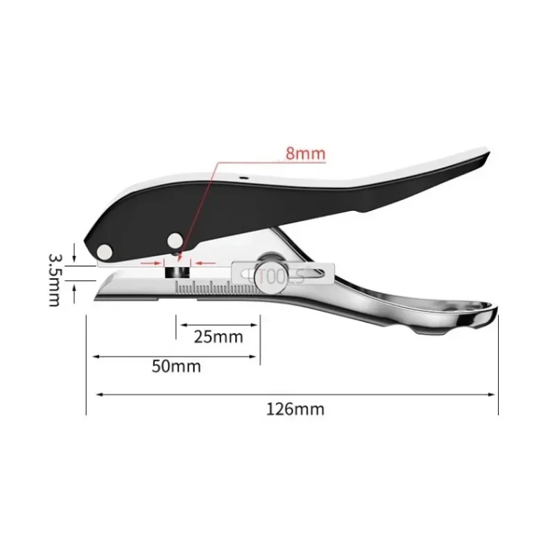 Imagem -06 - Edge Banding Puncher Kit com Broca Limite Countersink Parafuso de Carpintaria Alicata de Mascaramento Nail-eyes Pvc Card Punching Opener mm