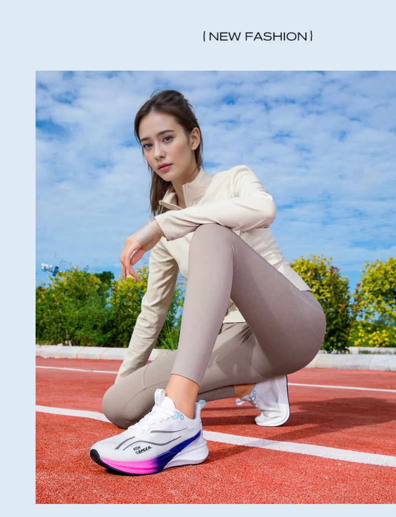 Carbonfaser-Laufschuhe mit atmungsaktivem Mesh und stabiler Sohle für Marathonrennen, Straßentraining, Herren und Damen, leicht und stoßdämpfend – Detail 11