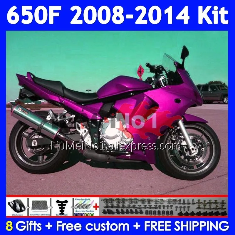 GSX650F For SUZUKI GSXF Rose Pink 650 GSX 650F 113No.117 GSXF650 08 09 10 11 12 13 2008 2009 2010 2011 2012 2013 2014 Fairing