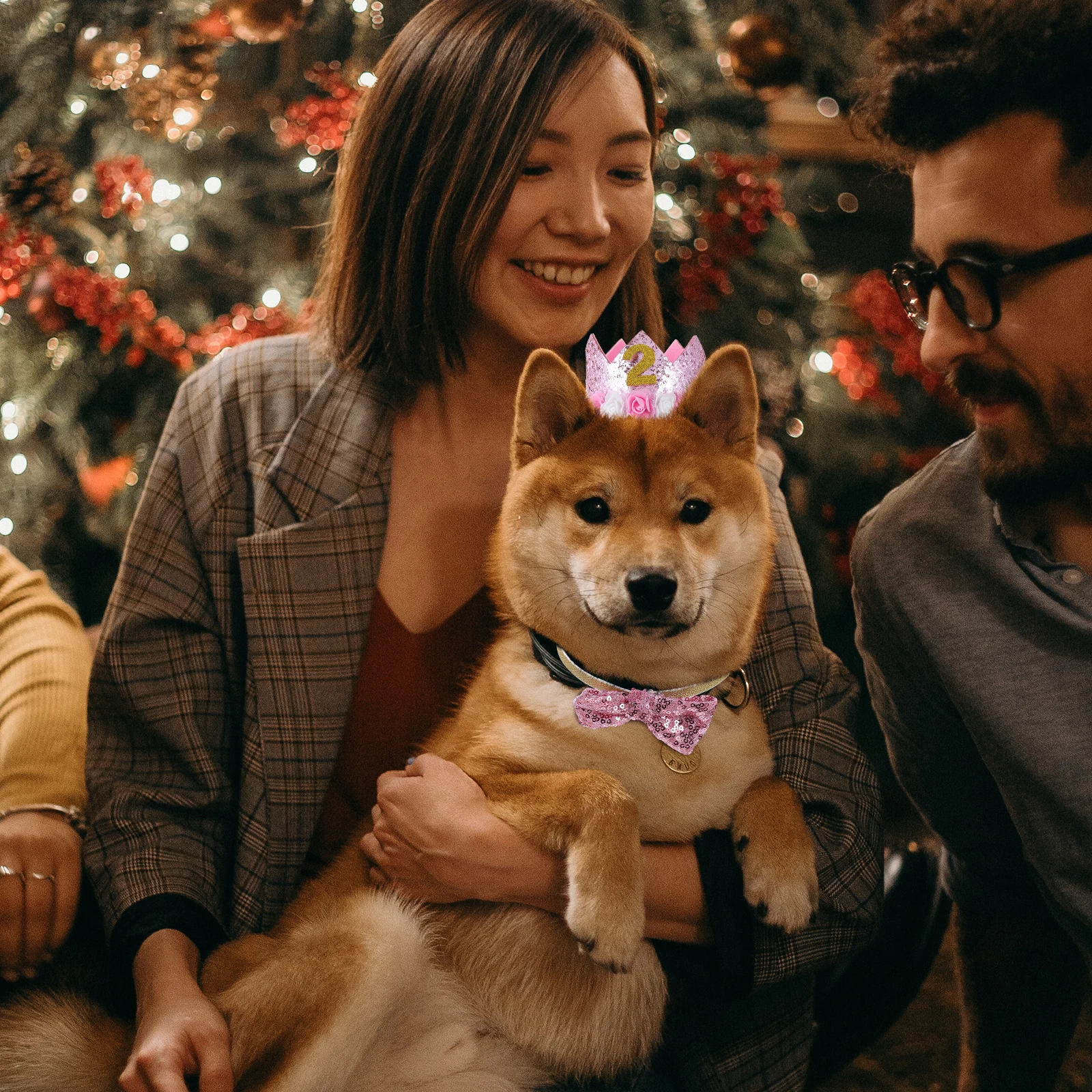 

Birthday Crown Hat for Dog Photo Shoot Pet Birthday Party Felt Caps Accessories Sweet Fashionable Costume Long Serving Life Safe