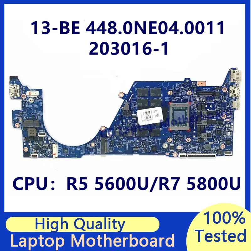 M52826-601 M52828-601 For HP 13-BE Laptop Motherboard With R5 5600U/R7 5800U CPU 448.0NE04.0011 203016-1 100%Tested Working Well