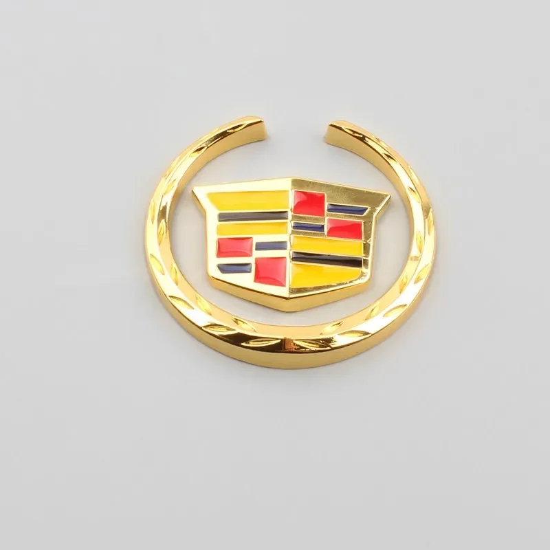 6 سنتيمتر سبيكة نافذة السيارة الجانب شعار ملصق الخلفي الجذع شارة لكاديلاك ATS BLS CT6 CTS EXT SLR STS XLR XT4 XTS إسكاليد ديفيل #5