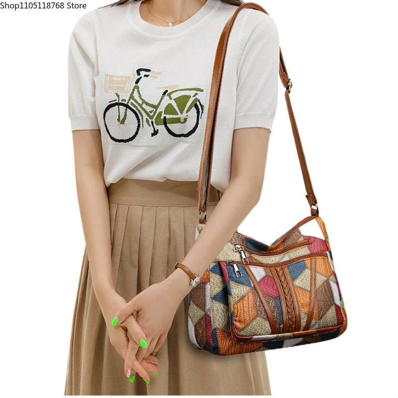 

Женская сумка через плечо высокого качества, большая вместительная сумка через плечо, водонепроницаемая многофункциональная женская сумка