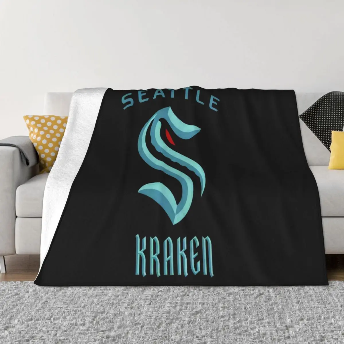 Release The Kraken 1Seattle Ice Hockey Handmade Black Regular Size S 3Xl Cotton Promotion Brand Rock Throw Blanket