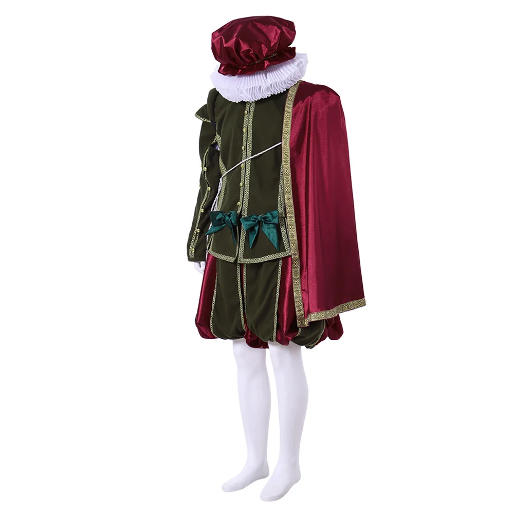 MenTudor Reis Elisabetanas Aristocrata Príncipe Vitoriano Traje Renascentista Tribunal Real Vestido de Baile Feito Sob Encomenda