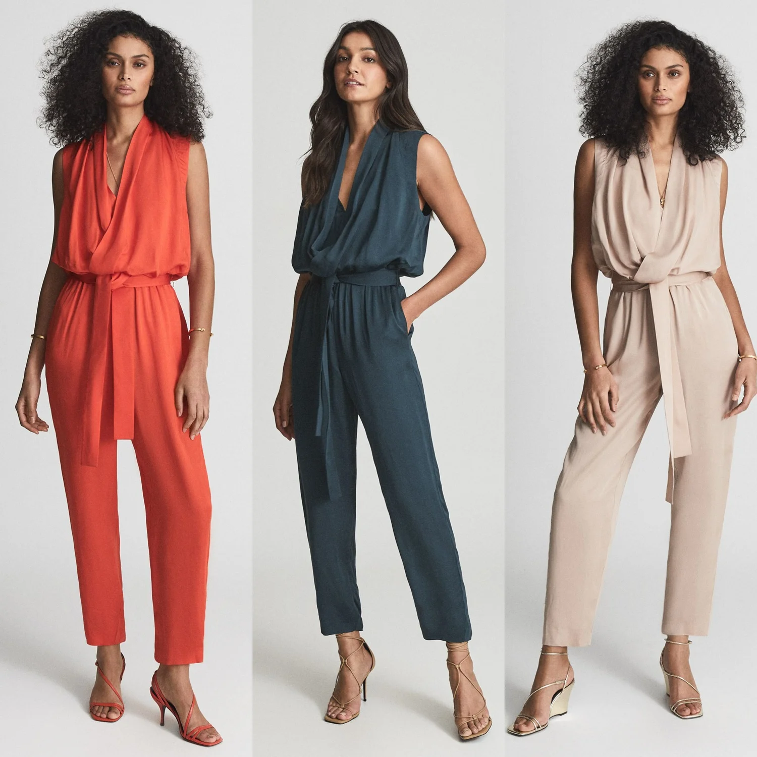 

Новые женские премиальные брюки-комбинезон Briti RS Design Sense с эластичным поясом и V-образным вырезом для повседневной носки