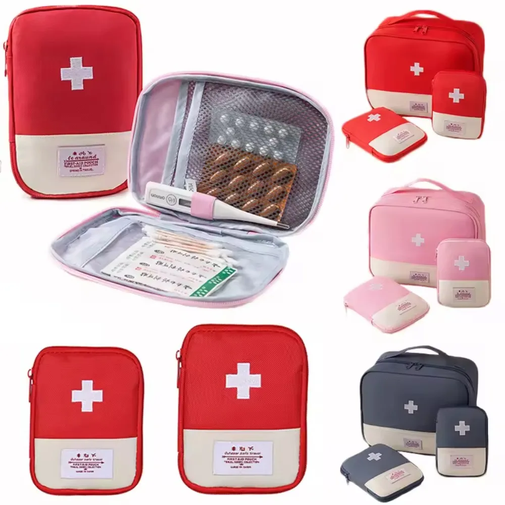 Medicine Bag Empty Small First Aid Kit Survival Medical Emergency Medicine Pill Storage Bag Outdoor Camping Equipment