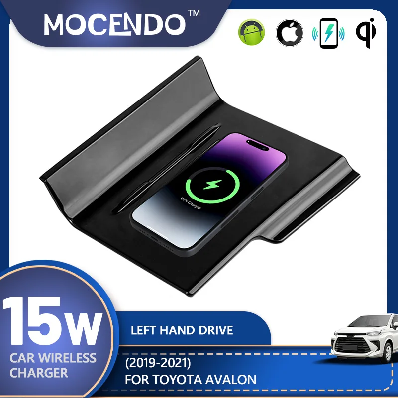 

For Toyota Avalon 2019-2021 car accessories car wireless charger fit xiaomi,iphone phone car charger tools