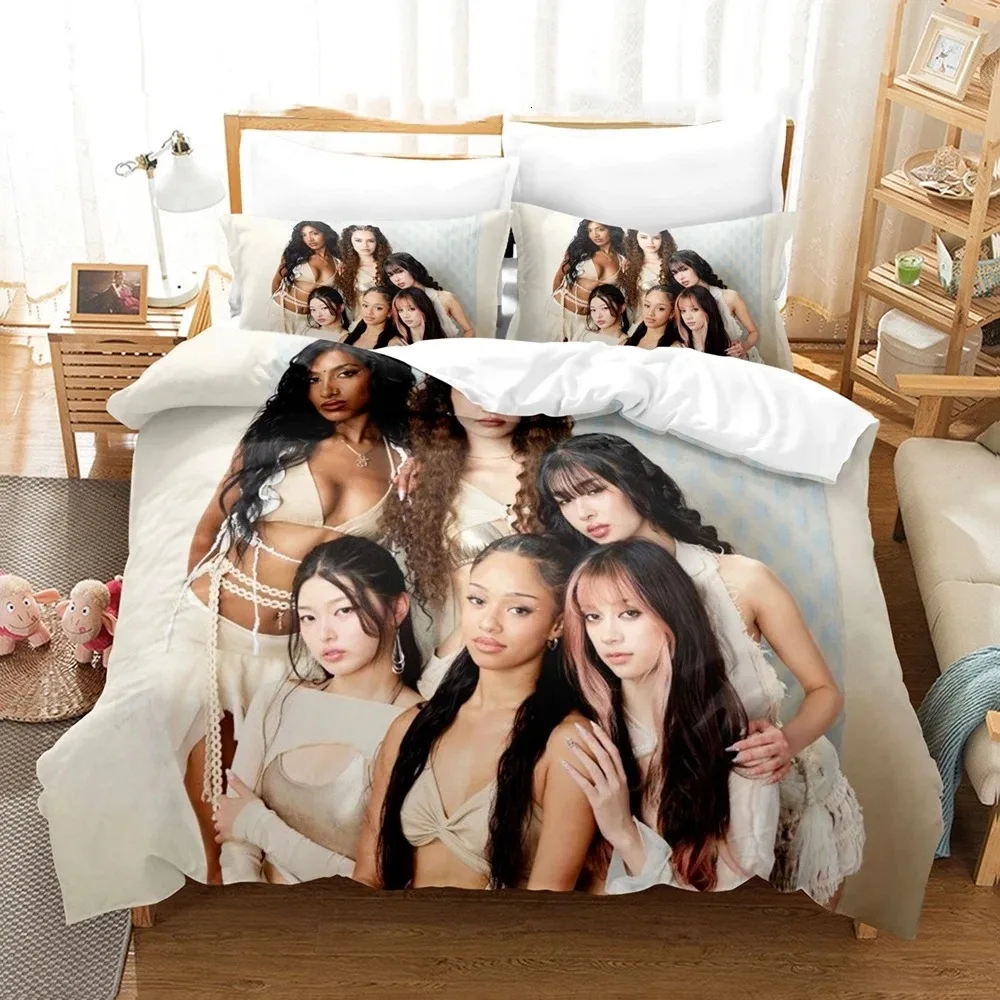 new-girl-group-k-katseye-duvet-cover-pillowcases-global-pop-idol-band-print-bedding-set-polyester-bedroom-decor