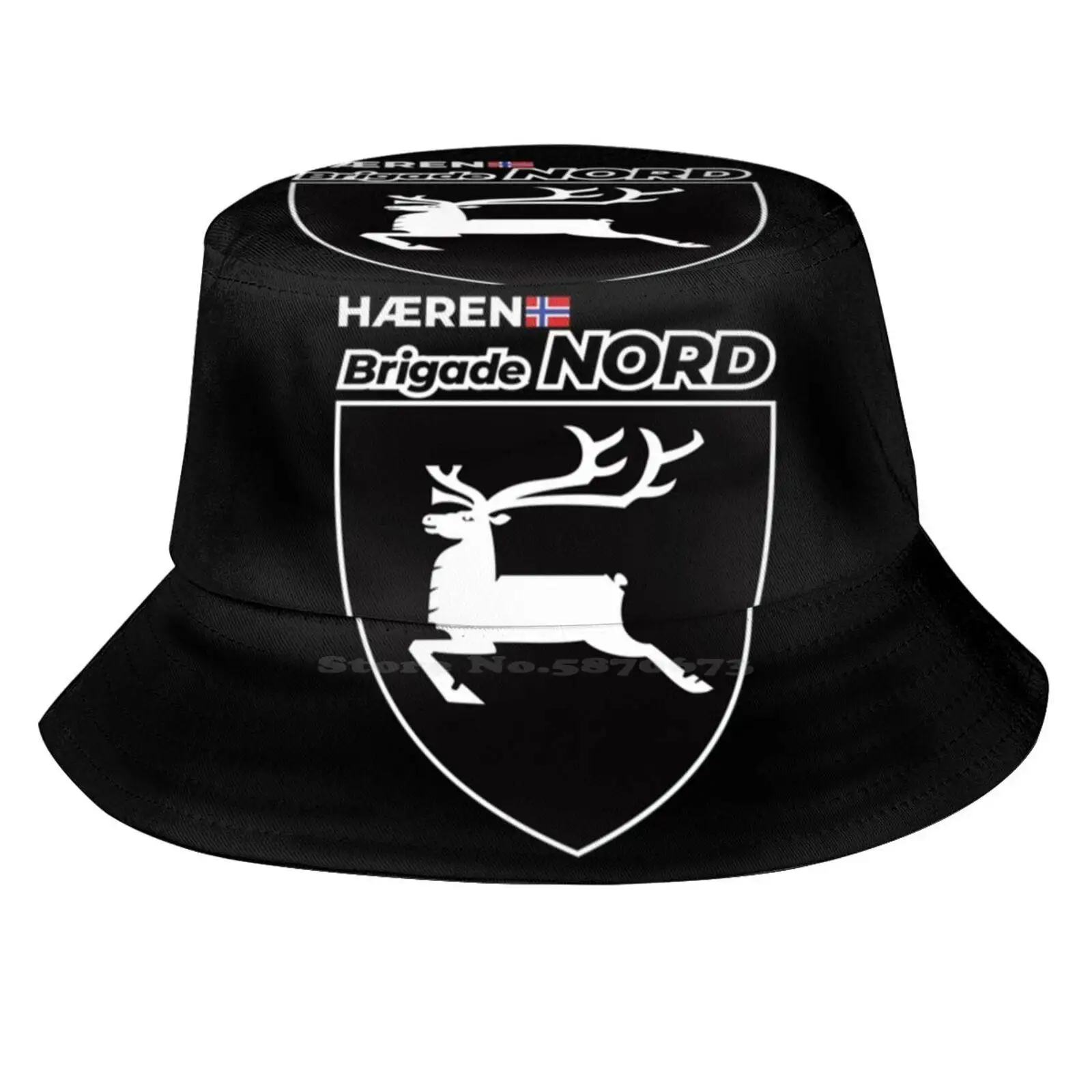 Brigade Nord (Norway) Sun Cap Fisherman Hat Bucket Hats Army Norway Norwegian Brigade Nord