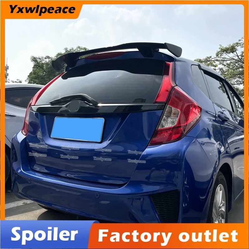 

For NEW OLD Honda Fit Jazz Higher Quality ABS Material Universal Rear Roof Spoiler Accessories Car Trunk Wing 2005+