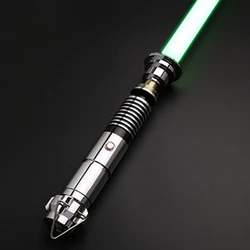 RGB Metal Lightsaber Dueling Smooth Swing Laser Sword Sabre De Luz 12 Color Changing 16 Sounds FOC Rave Weapon Flashing Toy